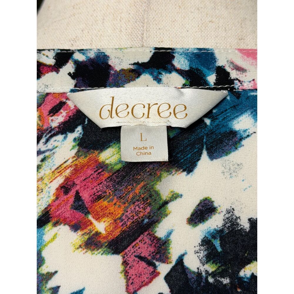 Colorful Abstract Floral Tunic - Picture 8 of 11